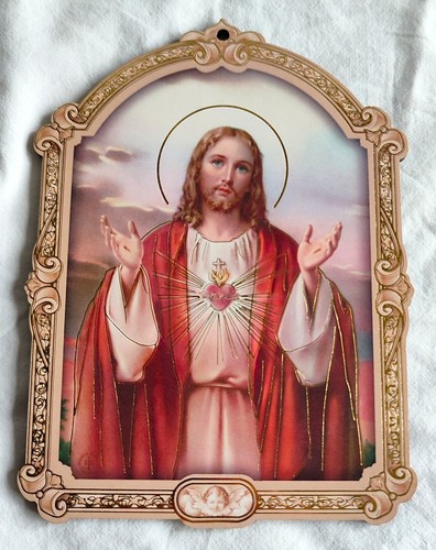 Sacred heart jesus wooden - of,