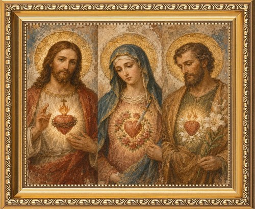 The sacred hearts jesus - hearts, of