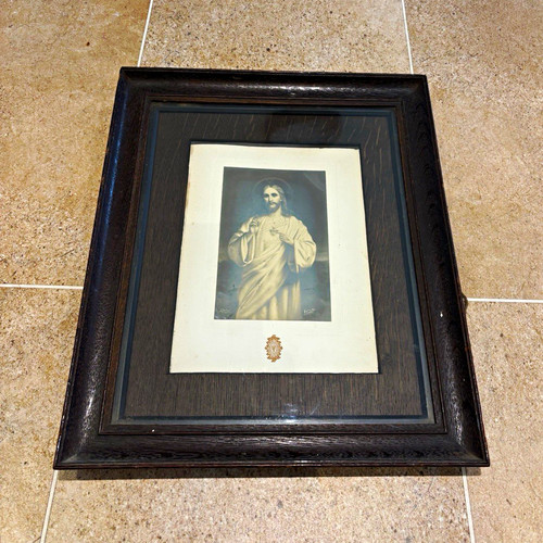 Sacred heart jesus framed - sacred,