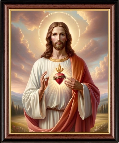 The sacred heart jesus - of,