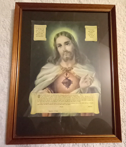 Framed sacred heart jesus - framed,