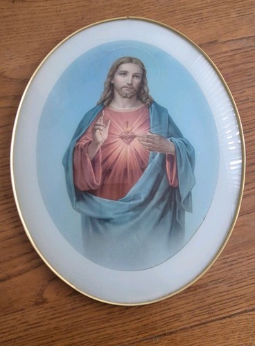 Sacred heart jesus brass - heart,