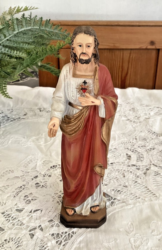 Sacred heart jesus figurine - sacred,