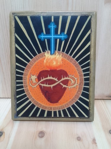Sacred heart jesus icon - of,