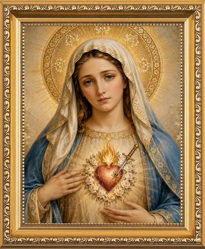 The immaculate sacred heart - the,