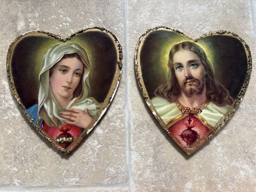 Vintage 50s sacred heart jesus - sacred,