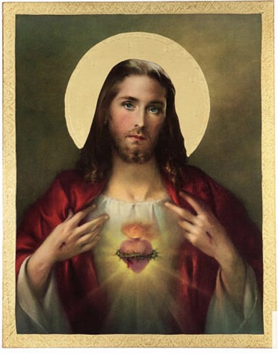 Sacred heart jesus by - heart,