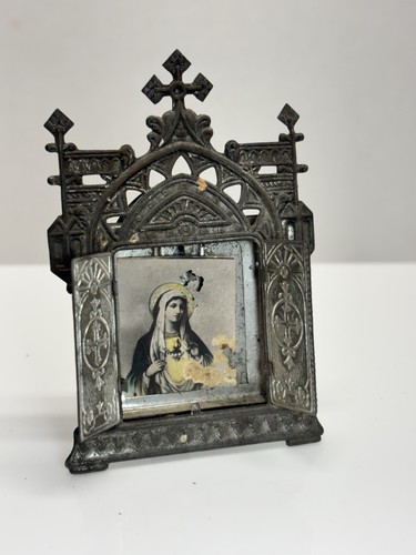 Antique gothic triptych - antique,