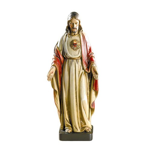 Sacred heart statue 8in - sacred,
