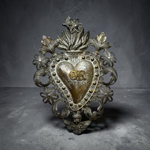 Voto sacred heart 9x13 - heart, cm