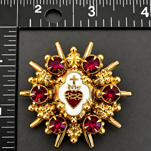 Vintage catholic sacred - catholic, heart
