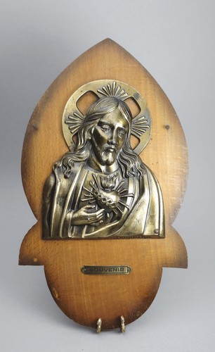 Vintage brass relief sculpture - vintage,