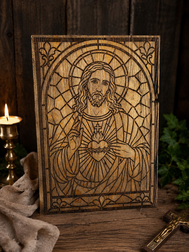 Handmade sacred heart jesus - handmade,