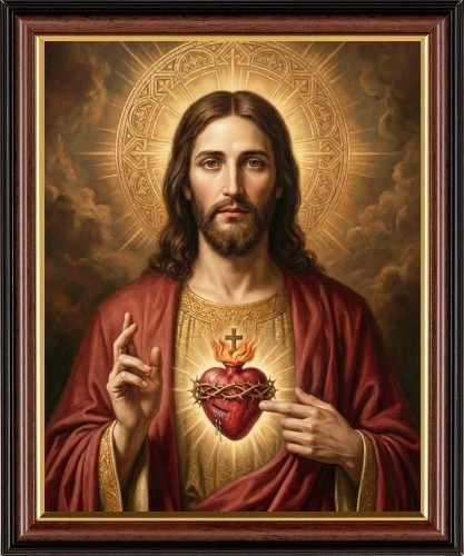 The sacred heart our lord - heart, of