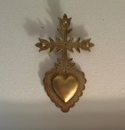 Gold tone miracle - gold, christian