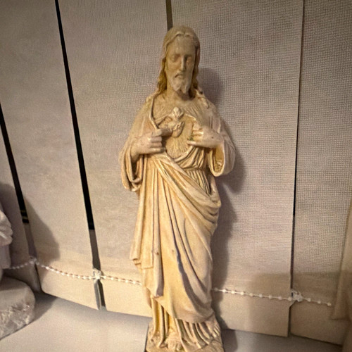 Jesus sacred heart statue - heart,