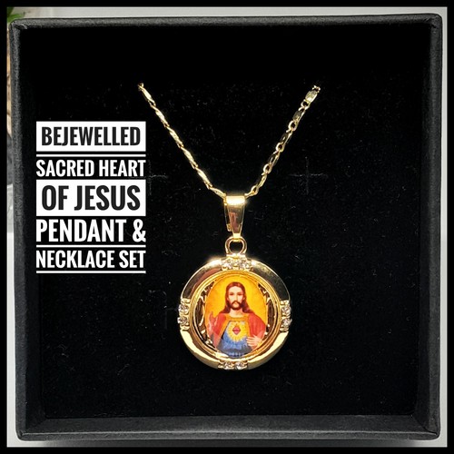 Round sacred heart - round, jesus