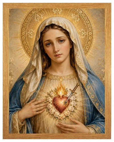 The immaculate sacred heart - the,